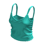 🌺Y2K Teal Cami Top[SUSIE]