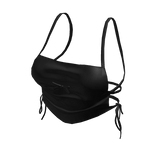 Y2K Tie Side Cami Top Black [JEYS]