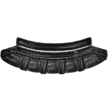 Y2K Trashy Denim Pleated Mini Skirt (Black)