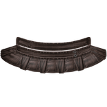 Y2K Trashy Denim Pleated Mini Skirt (Brown)