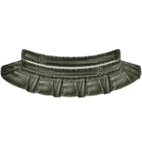 Y2K Trashy Denim Pleated Mini Skirt (Green)