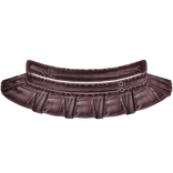 Y2K Trashy Denim Pleated Mini Skirt (Red)