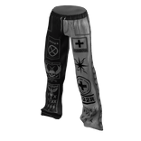 Y2K Two Tone Pants / Black & Grey
