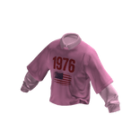 💗Y2K URBAN VINTAGE LAYERED TOP_PINK