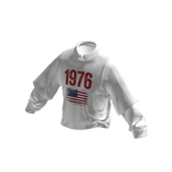 💗Y2K URBAN VINTAGE LAYERED TOP_WHITE