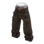 💗Y2K USA BAGGY SAGGING CARGO_BROWN