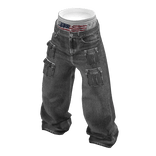 💗Y2K USA BAGGY SAGGING CARGO_GREY