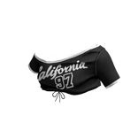 Y2K Varsity Baby Tee(Black)