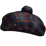 🌌Y2K Vintage Vkei Blue Plaid Vivi Beret🌌