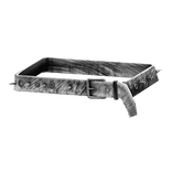Y2K White Spiked Gothic Belt 3.0