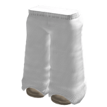 Y2K Wide Leg Sweats White