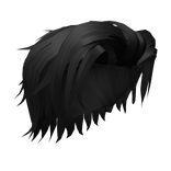 Yakuza Spiky Hair Long Mafia Hair Men Black