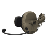 Yastrub Tactical A-Core AMP Headset, Desert Tan