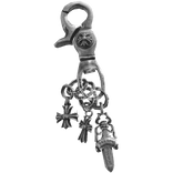 White Hearts Of Chrome KeyChain