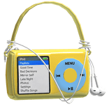Yellow & Blue  MP3 Shoulder Bag