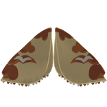 Yellow and Brown Moth Wings