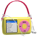 Yellow & Pink MP3 Shoulder Bag