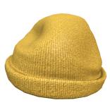yellow beanie