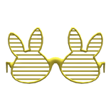 Yellow Bunny Glasses