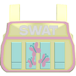 ♡ Yellow butterfly pony S.W.A.T vest