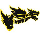 Yellow Cartoony Dragonheads