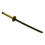Yellow Cartoony Katana (Waist)