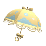 Yellow Cute spring bloom umbrella