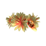 Yellow Flower Floral Crown For Spring Fairy Picnic