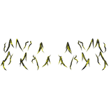 Yellow Glitched Spiky Aura Top