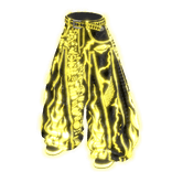 Yellow Glowing Emissive Baggy Jeans BOEVI