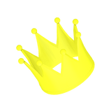 yellow gold floating crown