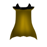 Yellow Halloween Vampire Cape