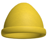 yellow knit beanie