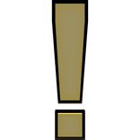 Yellow Legendary Exclamation Mark !