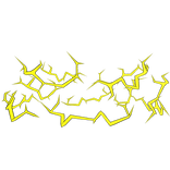 Yellow Lightning Top Aura