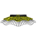 Yellow panter print scene skirt [3.0]
