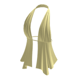 ♡ Yellow Pastel Silk Flowy Shirt