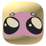 Yellow Pink Surprised Face