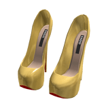 ☆ yellow platform high heels