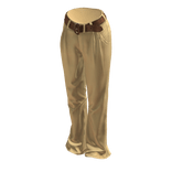 Yellow Pleated Pride Collection Trousers