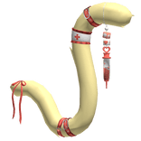 Yellow Red Cute Medic Nurse Cat Tail