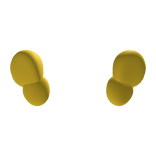 Yellow Round Cheek Fluff 