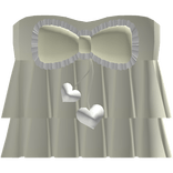 ♡ yellow ruffled ribbon top