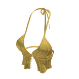 Yellow Self Love Halter Cami Top