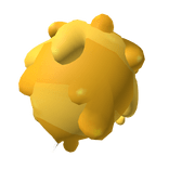 Yellow slime bee abdomen / Tail