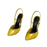 ☆ Yellow Slingback Pointy Heels [It-girl ver.]