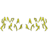 Yellow Spiky Aura Top