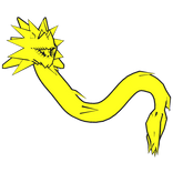 Yellow Spiky Dragon