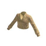 Yellow spring blossom blouse