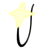 Yellow Star Critter Tail